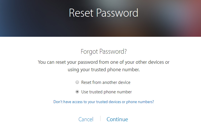 Apple iCloud Account Recovery